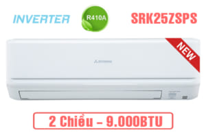 Điều hòa Mitsubishi Heavy 2 chiều inverter 9000BTU SRK/SRC 25ZMP-S5 Điều hòa Mitsubishi Heavy 2 chiều inverter 9000BTU SRK/SRC 25ZMP-S5
