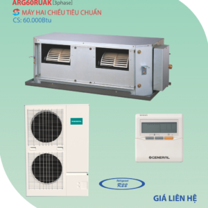 Điều hòa nối ống gió 2 chiều General ARG60RUAK 60.000BTU