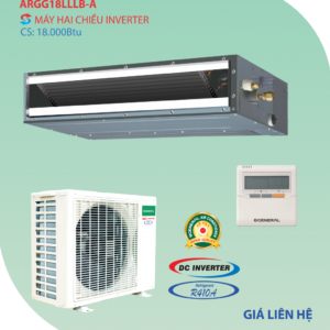 Điều hòa nối ống gió General 2 chiều ARGG18LLLB-A inverter 18.000BTU