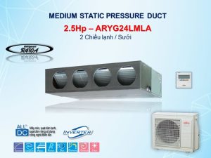 Điều hòa nối ống gió 2 chiều Fujitsu 24.000BTU ARAG24LMTA Điều hòa nối ống gió 2 chiều Fujitsu 24.000BTU ARAG24LMTA