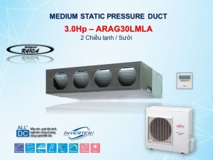 Điều hòa nối ống gió 2 chiều Fujitsu 30.000BTU ARAG30LMLA Điều hòa nối ống gió 2 chiều Fujitsu 30.000BTU ARAG30LMLA