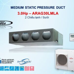 Điều hòa nối ống gió 2 chiều Fujitsu 30.000BTU ARAG30LMLA