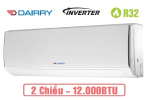 Điều hòa Dairry 2 chiều Inverter I-DR12KH 12000BTU Điều hòa Dairry 2 chiều Inverter I-DR12KH 12000BTU
