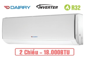 Điều hòa Dairry 2 chiều Inverter I-DR18KH 18000BTU Điều hòa Dairry 2 chiều Inverter I-DR18KH 18000BTU