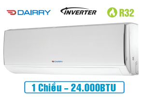 Điều hòa Dairry 1 chiều Inverter I-DR24KC 24000BTU Điều hòa Dairry 1 chiều Inverter I-DR24KC 24000BTU