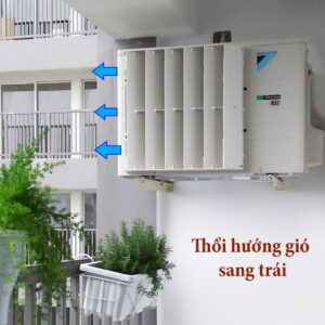 Mặt nạ hướng gió cho cục nóng điều hòa