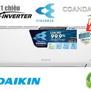 Điều hòa Daikin 1 chiều inverter 12000BTU FTKF35XVMV/RKF35XVMV