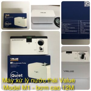 Máy xử lý nước thải Value Model M2 - bơm cao 12M Máy xử lý nước thải Value Model M2 - bơm cao 12M
