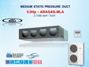 Điều hòa nối ống gió 2 chiều Fujitsu 45.000BTU ARAG45LMLA Điều hòa nối ống gió 2 chiều Fujitsu 45.000BTU ARAG45LMLA