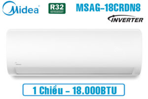 Điều hòa Midea inverter 1 chiều 18000BTU MSAGII-18CRDN8 Điều hòa Midea inverter 1 chiều 18000BTU MSAGII-18CRDN8
